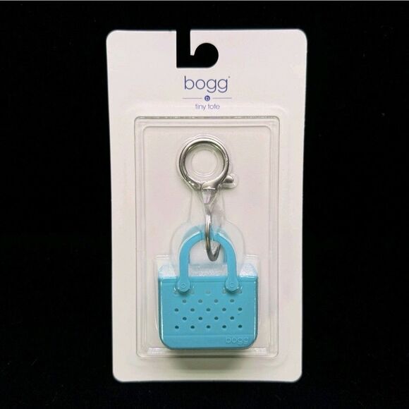 Bogg Bag Tiny Tote Keychain Clip Tiffany Blue/Turquoise - Picture 1 of 4